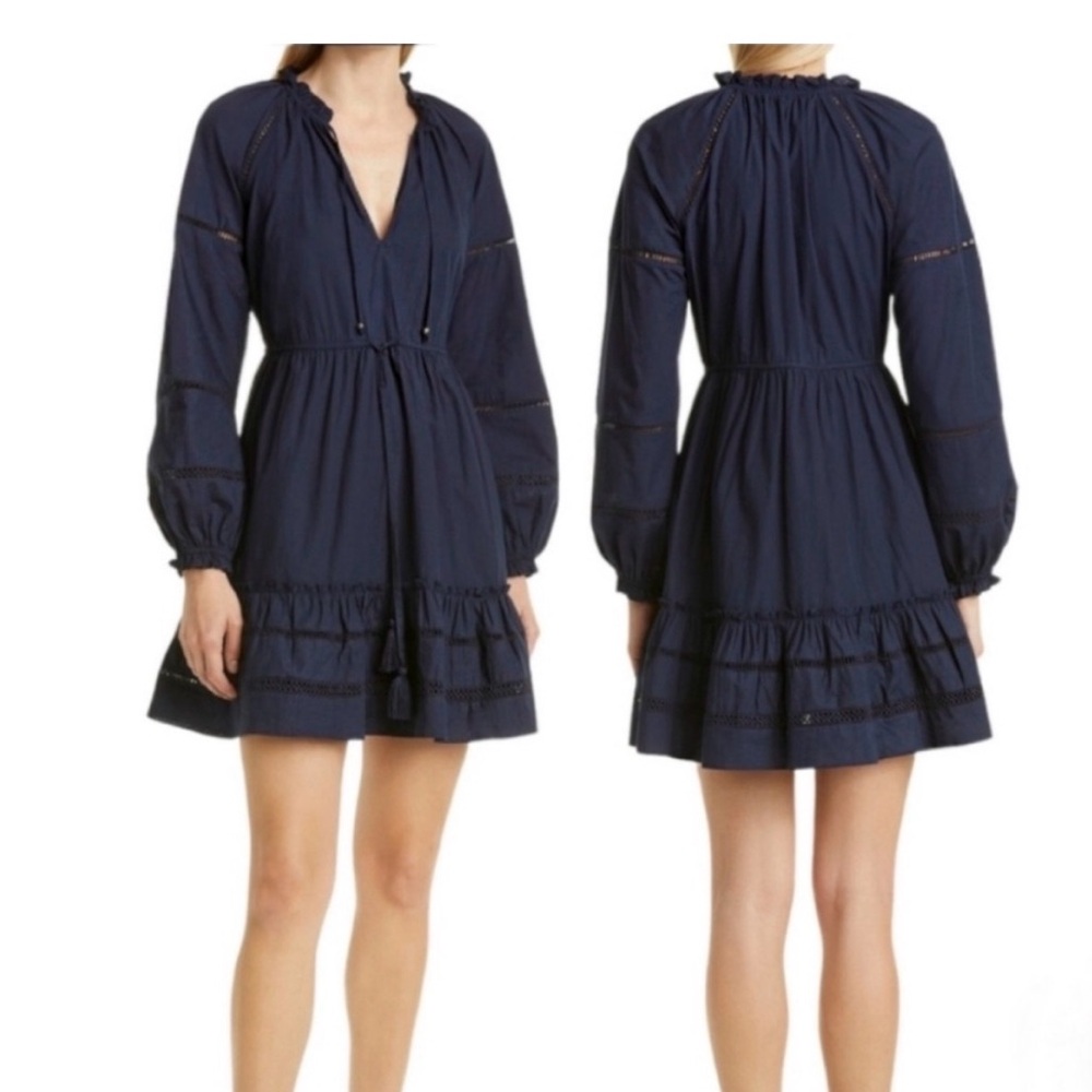 Veronica Beard Navy Mini Dress